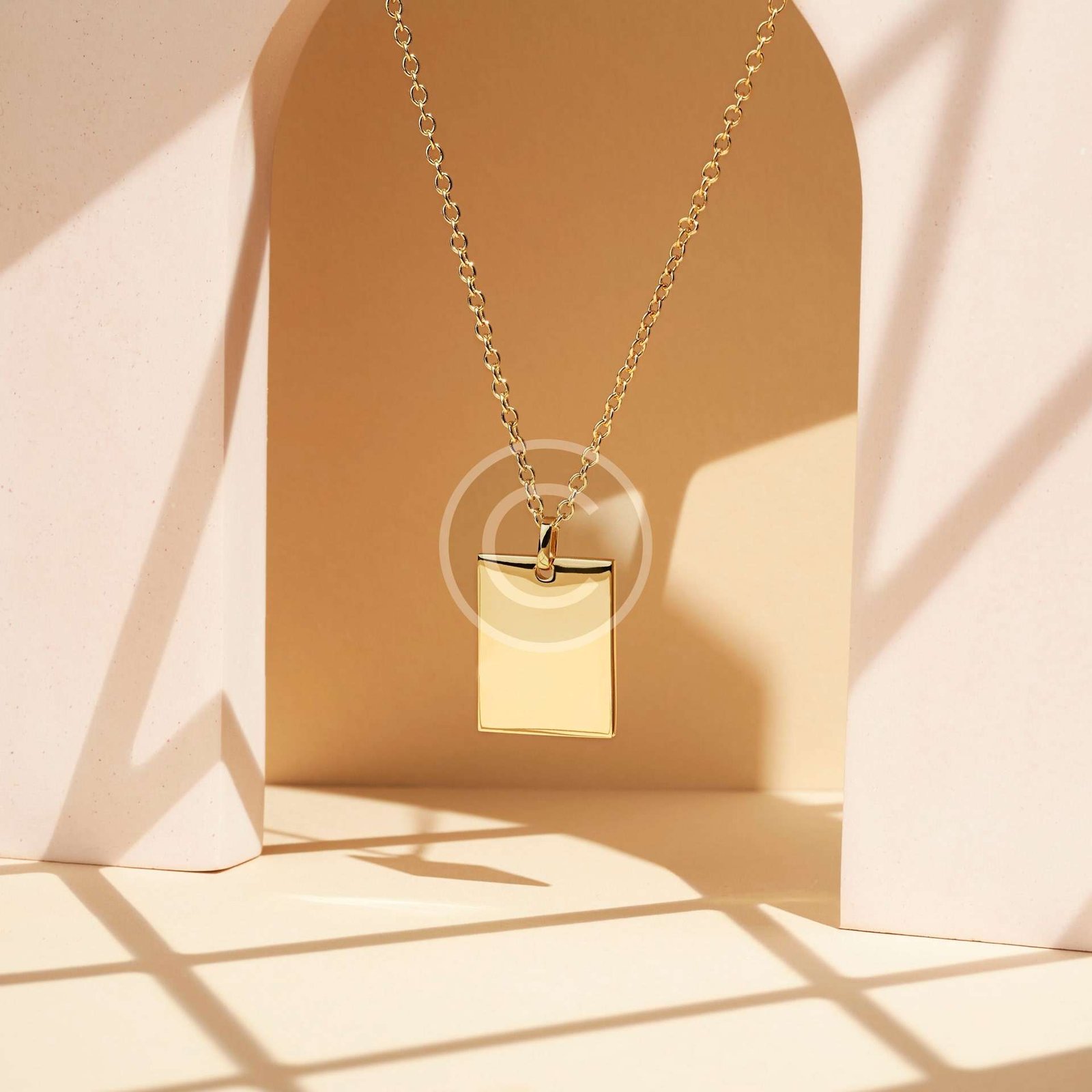 Golden pendants
